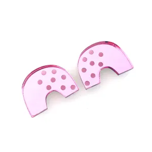 © 4 Pairs 22mm Hump Cabochons -Spots or Stripes