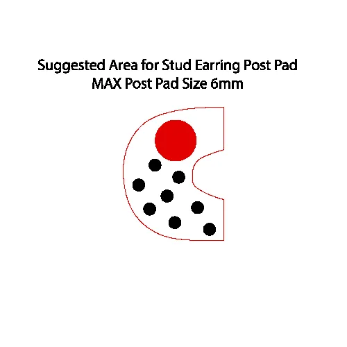 © 4 Pairs 22mm Hump Cabochons -Spots or Stripes