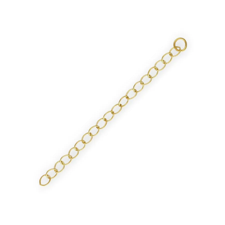 🆕🔗 Cable Chain Extender in 14ct Yellow Gold Filled (3.5mm x 2.6mm)