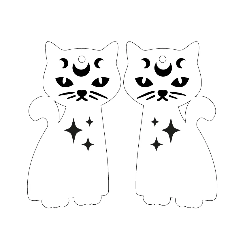 © Magical MEOW Charms - 3 Kitties to choose from