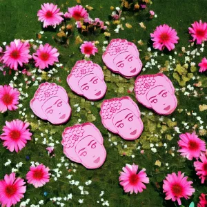 © Mirror 30mm Frida Cabochons - 4 Pairs