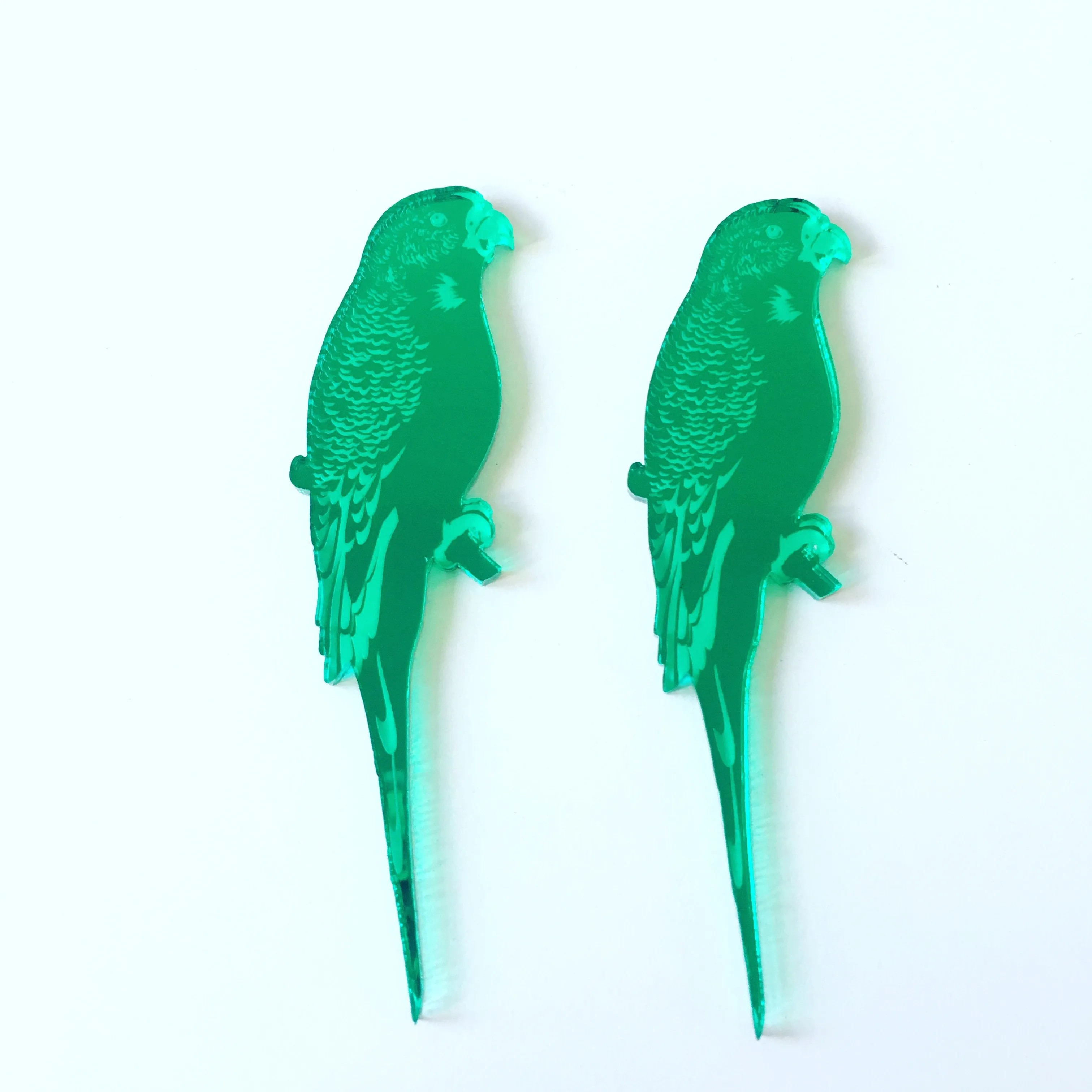 © Mirror: Budgerigar Duo - TWO PAIR