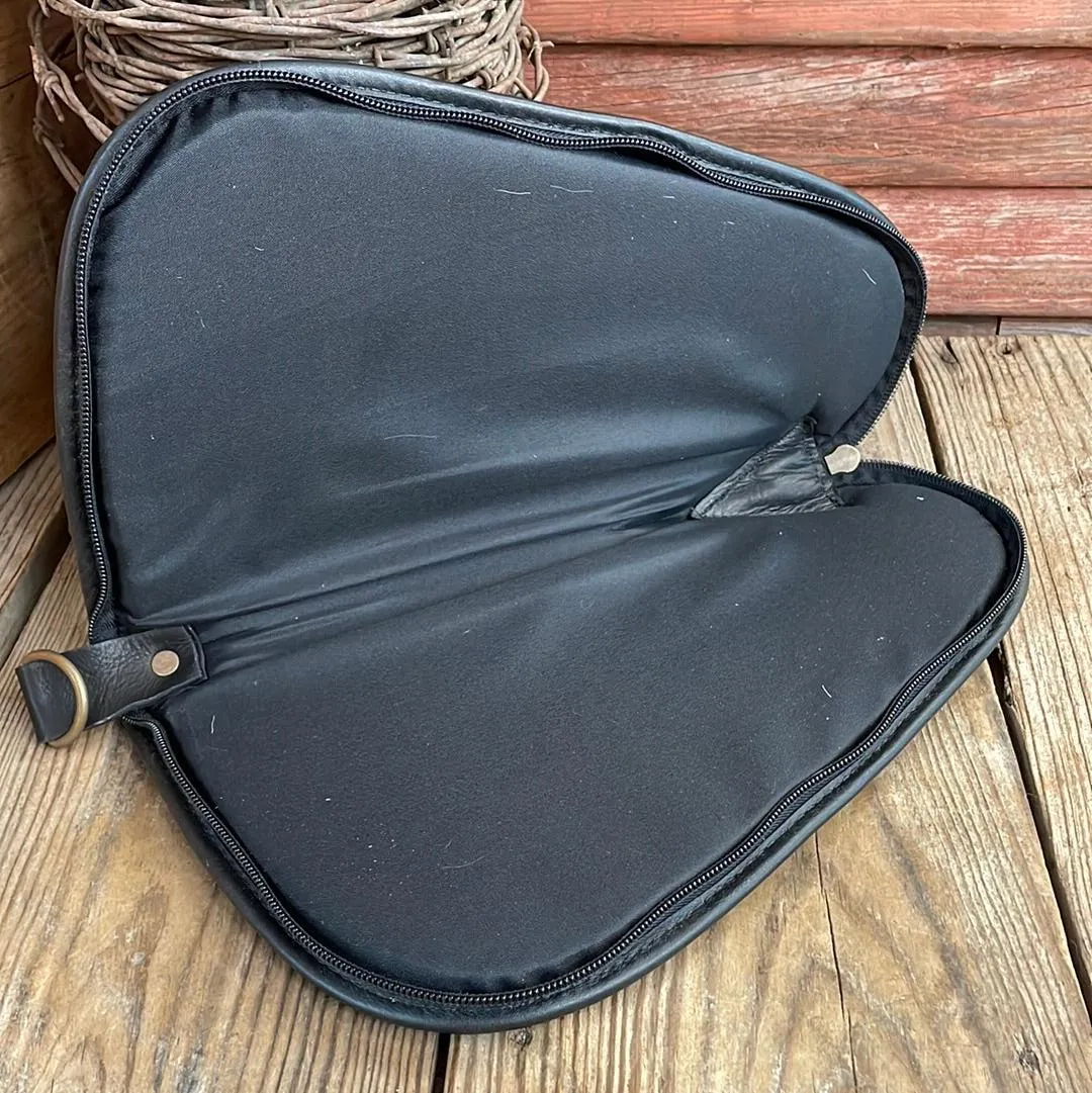 036 Large Pistol Case - Black & White w/