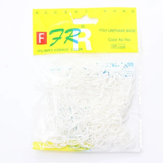 1000PCS/Lot Disposable Gum For Hair Children TPU Rubber Bands Ponytail Holder Elastic Hair Band Girls Scrunchie Hair Accessories
