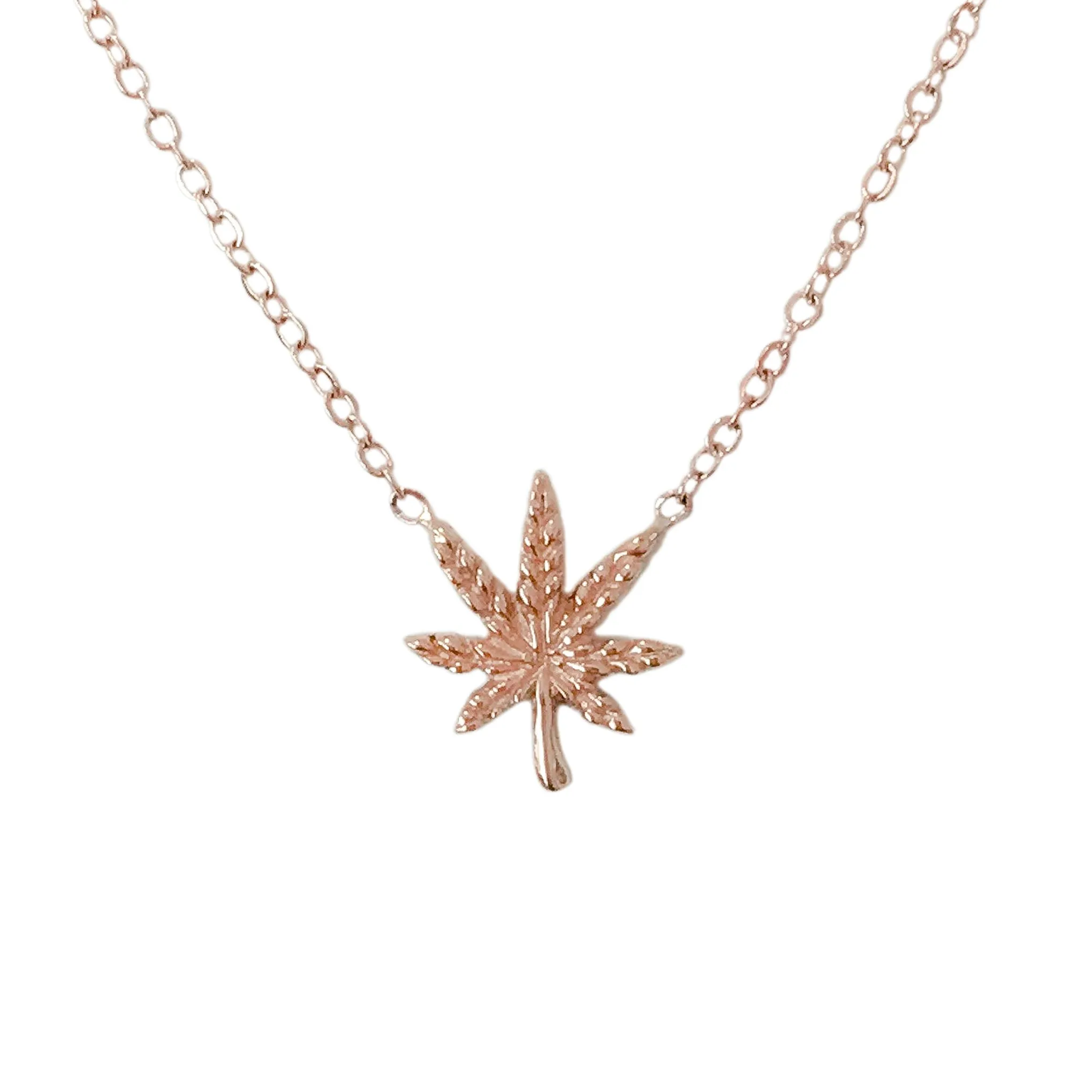14K Gold Marijuana Ankle Bracelet (Anklet)