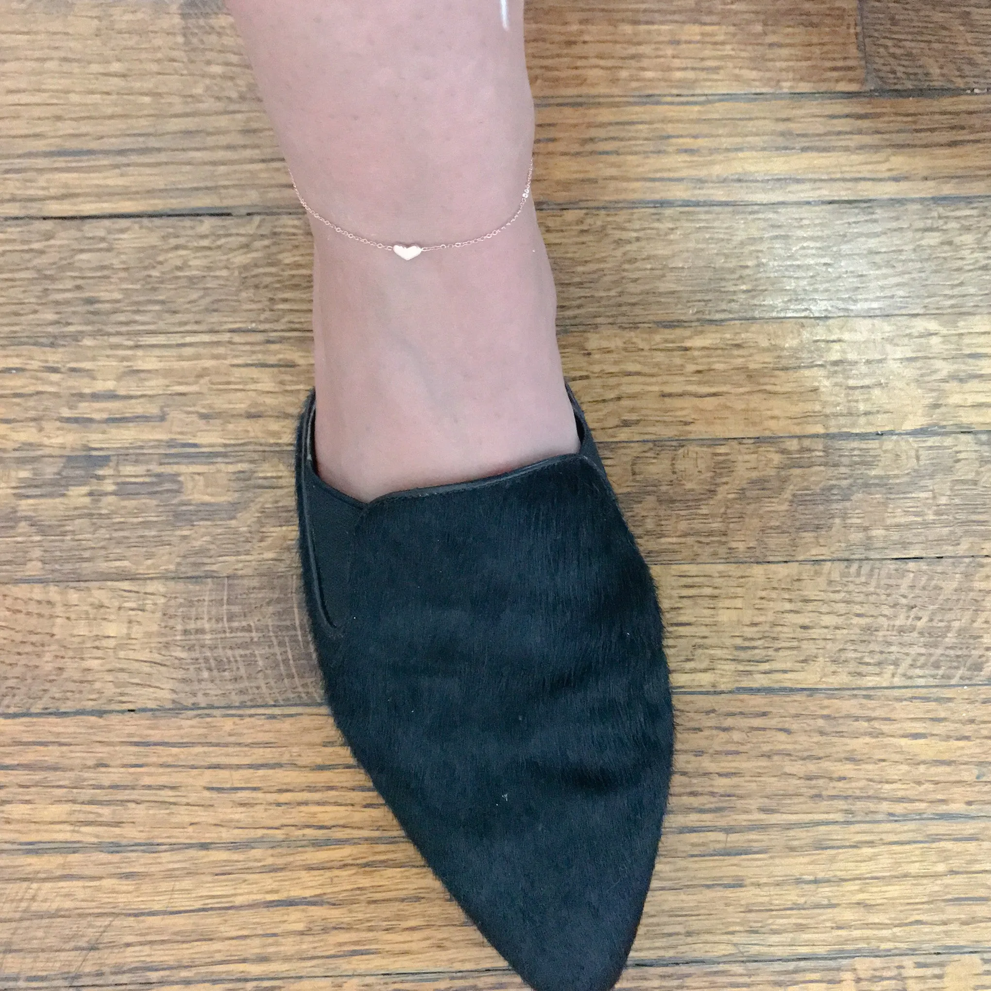 14K Gold Sweetheart Ankle Bracelet (Anklet)