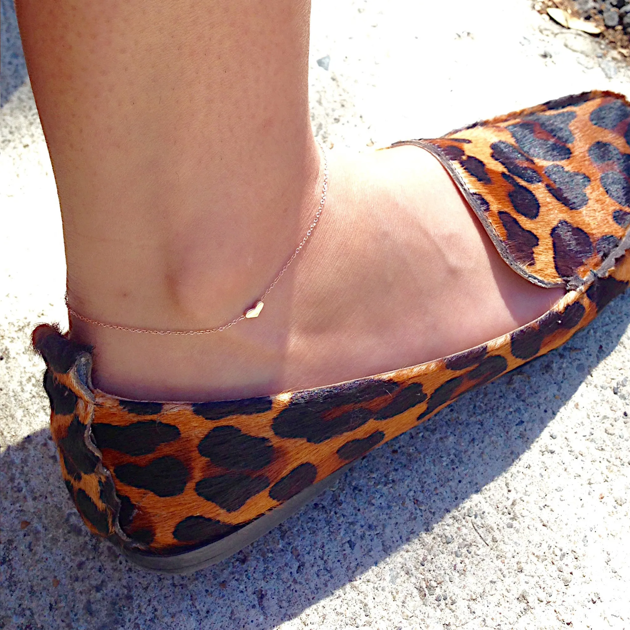 14K Gold Sweetheart Ankle Bracelet (Anklet)