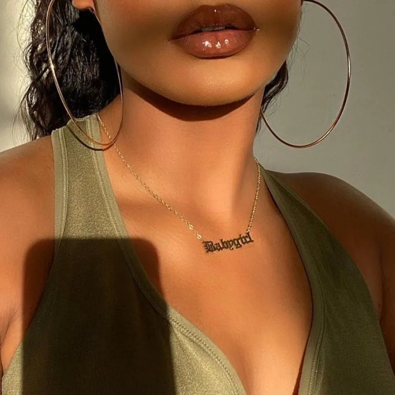 18K GOLD "BABYGIRL" NECKLACE