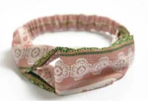 2018 Lady Headdress Plaid Bow Headband Turban Elastic Headwear Head Wrap Women Hair Accessories for Women Striped Hair Bands
