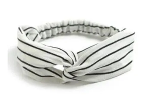 2018 Lady Headdress Plaid Bow Headband Turban Elastic Headwear Head Wrap Women Hair Accessories for Women Striped Hair Bands