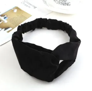 2018 Lady Headdress Plaid Bow Headband Turban Elastic Headwear Head Wrap Women Hair Accessories for Women Striped Hair Bands