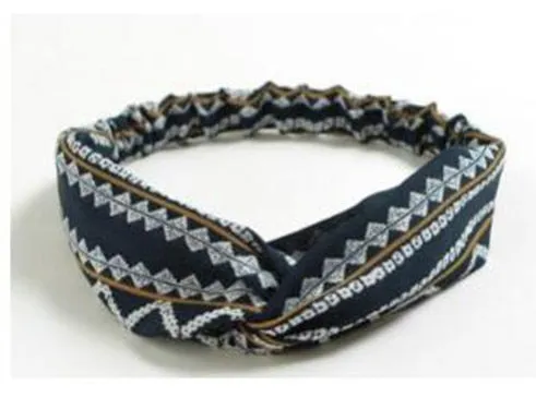 2018 Lady Headdress Plaid Bow Headband Turban Elastic Headwear Head Wrap Women Hair Accessories for Women Striped Hair Bands