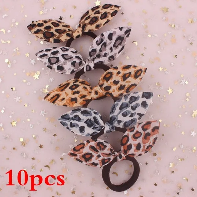 2019 NEW 100pcs/lot Spandex material Head rope hair accessories for girls kids elastic hair bands scrunchie (Striped colors mix)