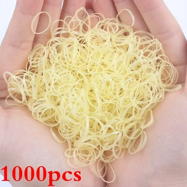 2019 NEW 100pcs/lot Spandex material Head rope hair accessories for girls kids elastic hair bands scrunchie (Striped colors mix)