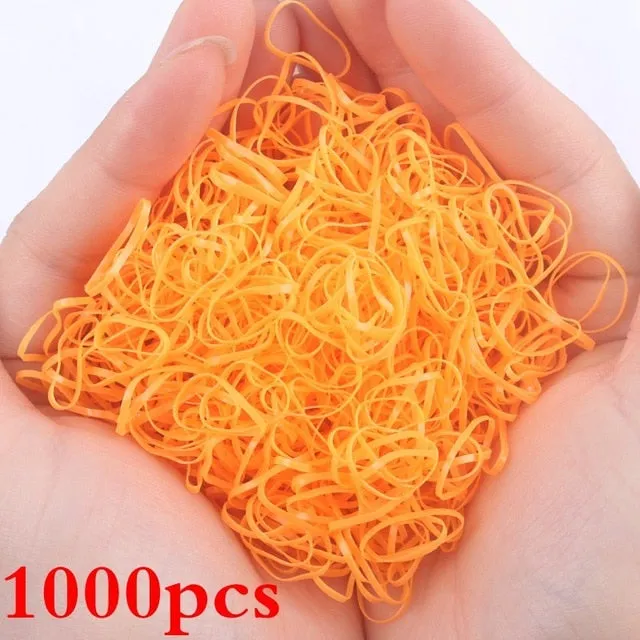 2019 NEW 100pcs/lot Spandex material Head rope hair accessories for girls kids elastic hair bands scrunchie (Striped colors mix)