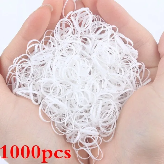 2019 NEW 100pcs/lot Spandex material Head rope hair accessories for girls kids elastic hair bands scrunchie (Striped colors mix)