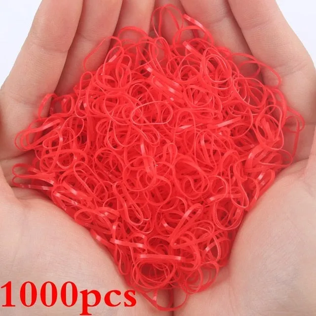2019 NEW 100pcs/lot Spandex material Head rope hair accessories for girls kids elastic hair bands scrunchie (Striped colors mix)