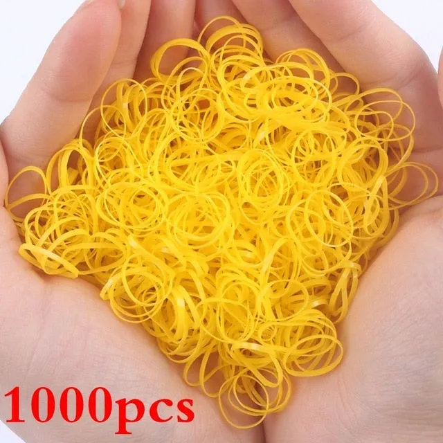 2019 NEW 100pcs/lot Spandex material Head rope hair accessories for girls kids elastic hair bands scrunchie (Striped colors mix)