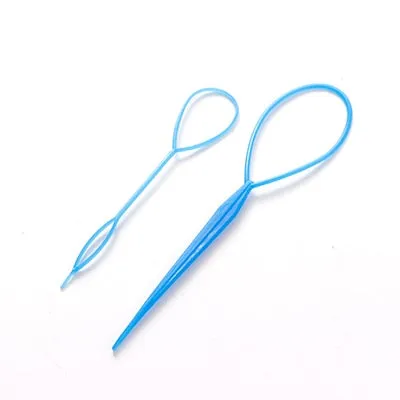 2PCS/Lot Fashion Colorful DIY Hair Styling Headbands For Girls Hair Pin Disk Pull Pins Hair Bands Headwear Kids Hair Accessories