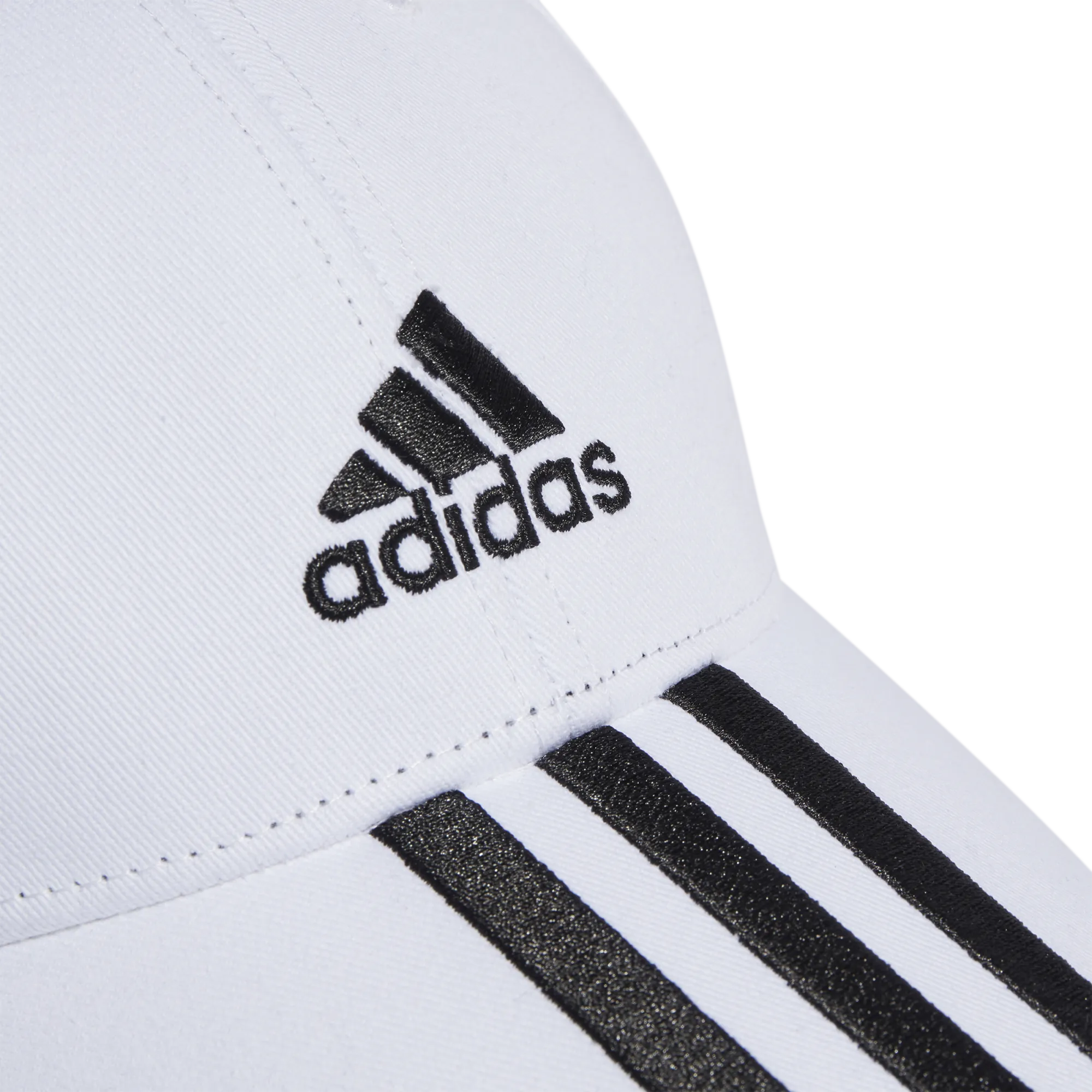 3-Stripes Cotton Twill Baseball Cap