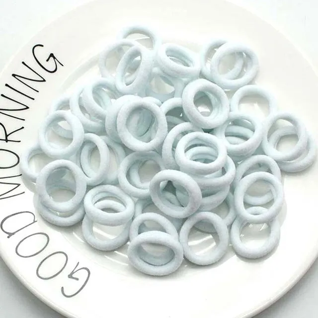 3cm 50pcs/lot Hair Accessories kids Rubber bands Scrunchy Elastic Hair Bands Girls Headband decorations ties  Gum for hair