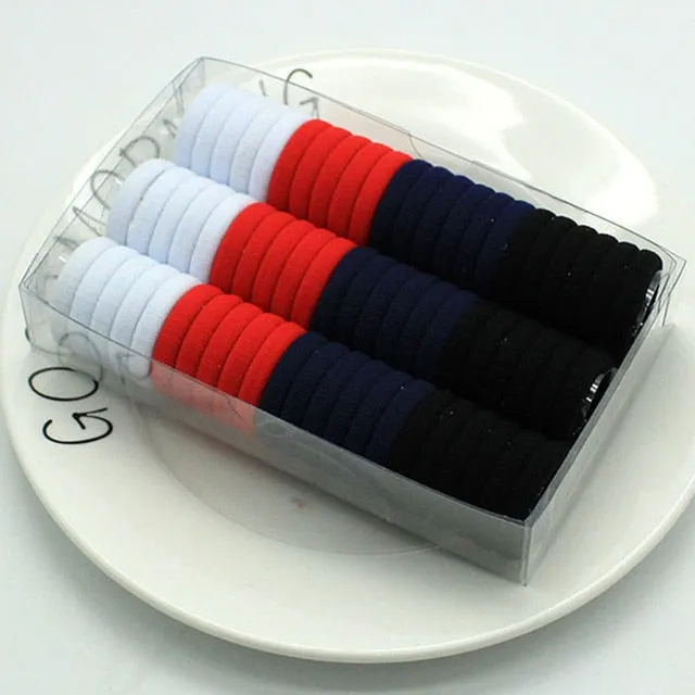 3cm 66pcs/ box cute Candy Colour elastic hair band Rubber Bands Kids hairband Hair Accessories for Girl Headband Hair Rope