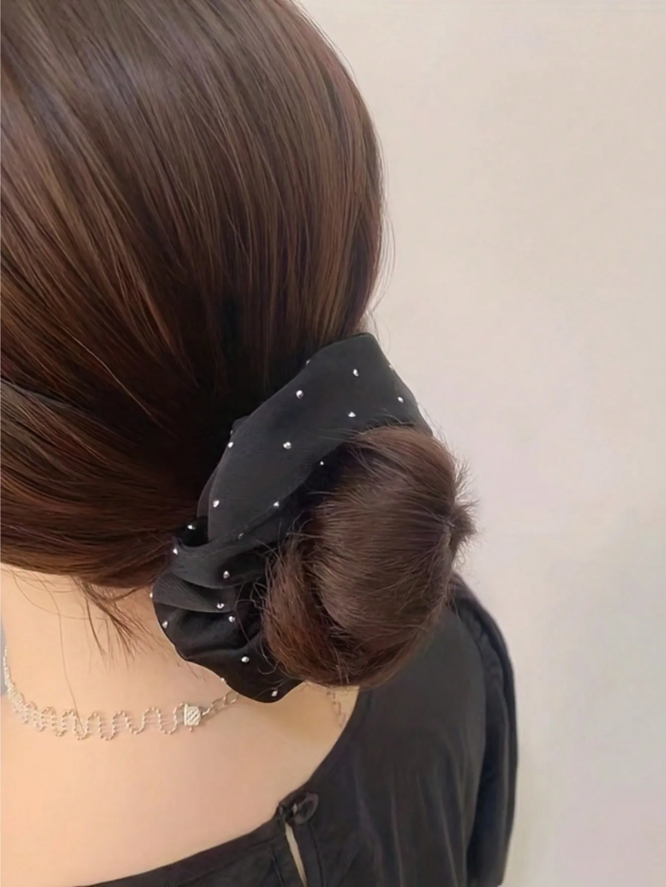 3pcs Hot Drilling Organza Hairbands