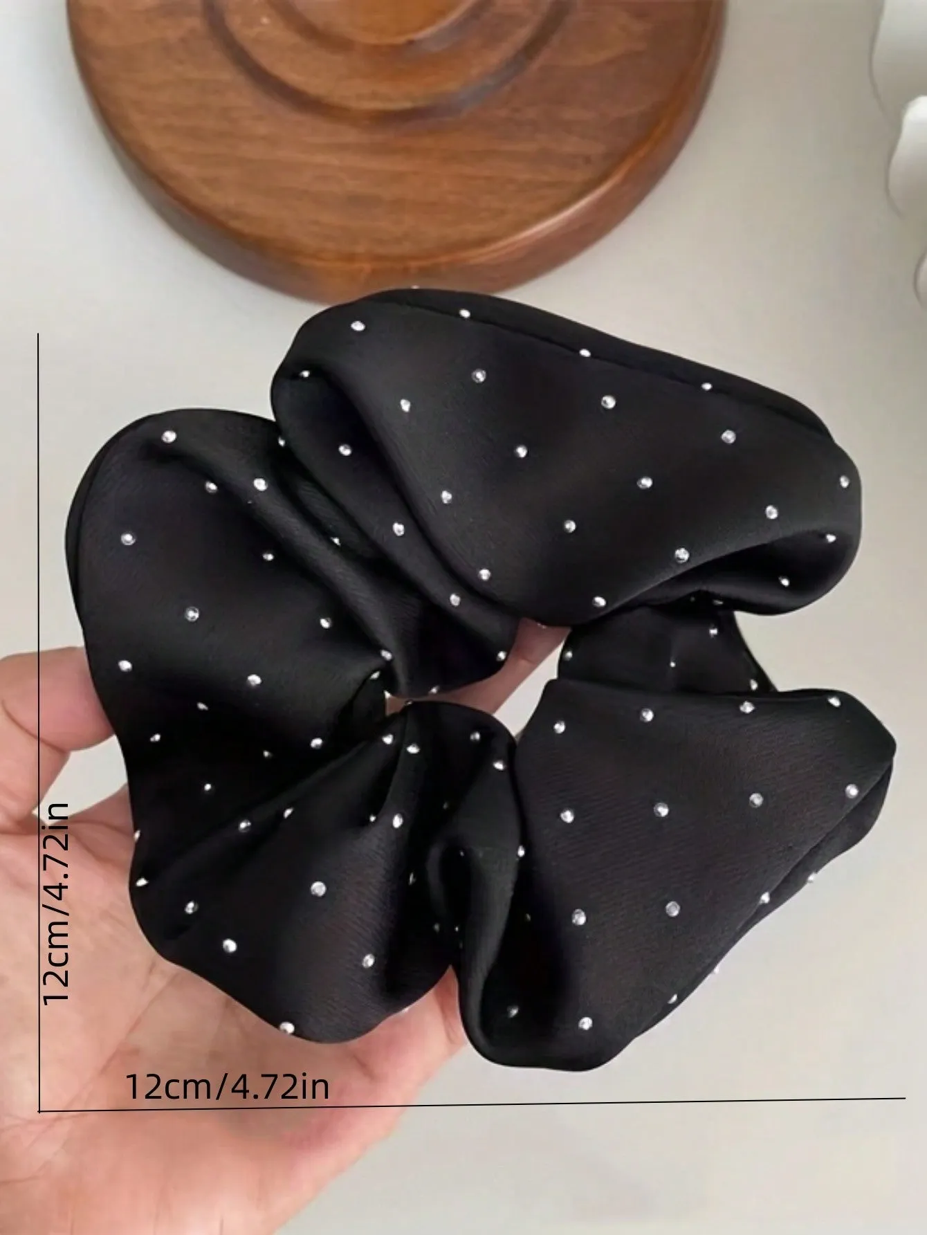 3pcs Hot Drilling Organza Hairbands
