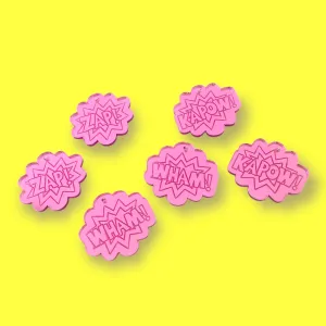 40mm Comic Caper - 3 Pair Set