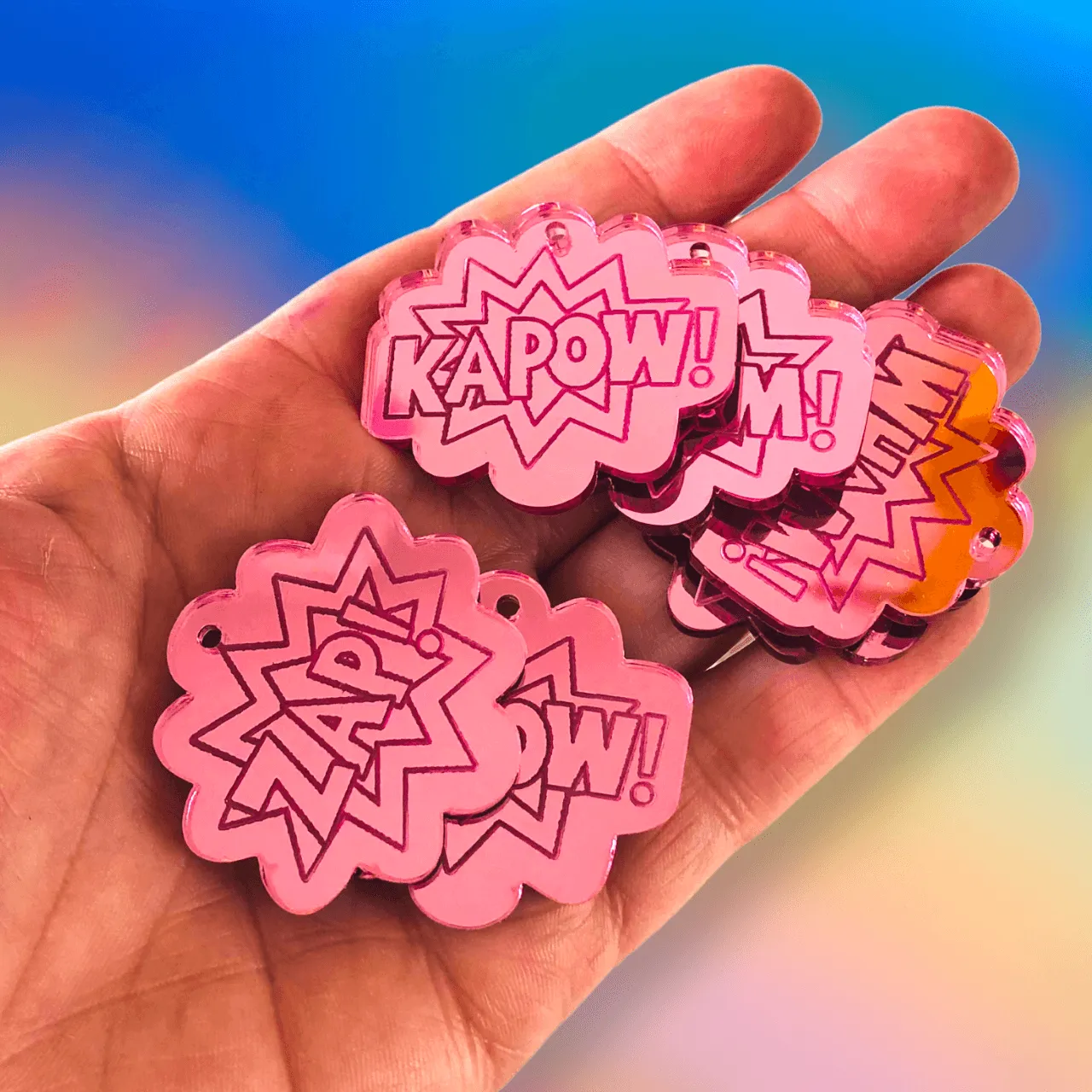 40mm Comic Caper - 3 Pair Set