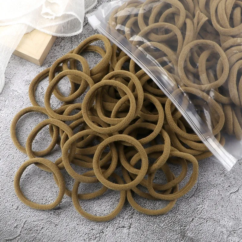 50PCS Solid Color Hairbands