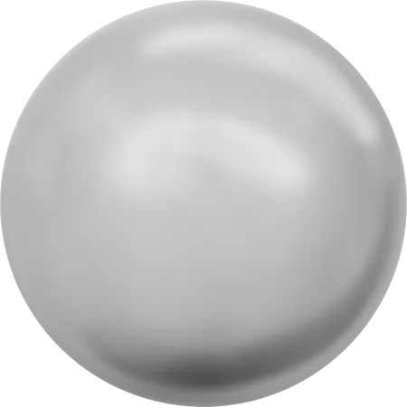 5817 Cabochon Pearls (Half-Drilled), Crystal Light Grey Pearl (001 616)