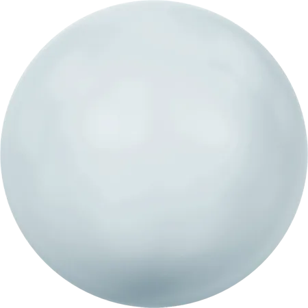 5817 Cabochon Pearls (Half-Drilled), Crystal Pastel Blue Pearl (001 966)