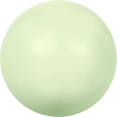 5817 Cabochon Pearls (Half-Drilled), Crystal Pastel Green Pearl (001 967)
