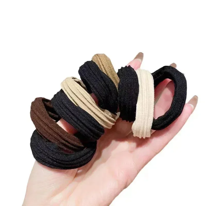 5pcs Seamless High Elastic Hair Rope