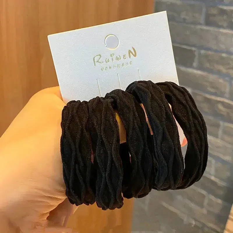 5pcs Seamless High Elastic Hair Rope