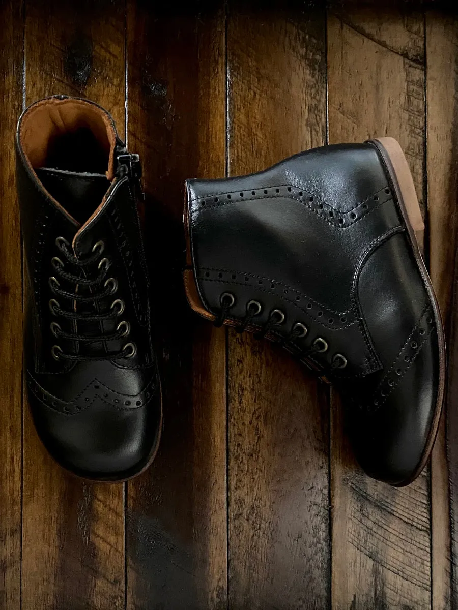 Above Ankle Boots - Black