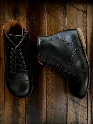 Above Ankle Boots - Black