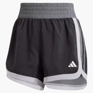 Adidas Women's Pacer Woven Colorblock High-rise Shorts Black