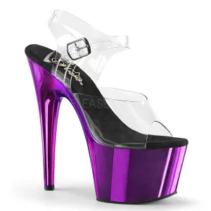 ADORE-708  Clear/Purple  Chrome