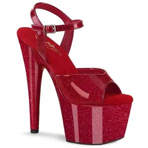 ADORE-709GP  Ruby Red Glitter Patent/M