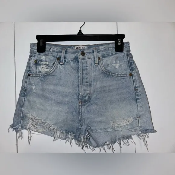 AGOLDE high rise Jaden shorts