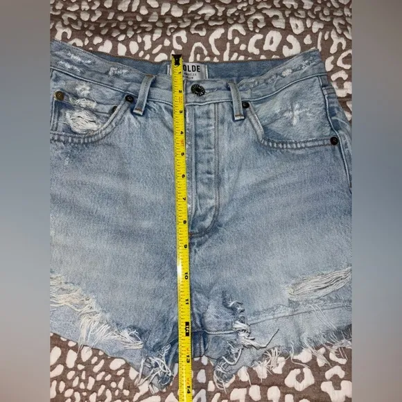 AGOLDE high rise Jaden shorts
