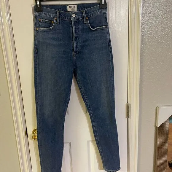 AGOLDE Nico‎ high rise slim fit denim jeans, size 27