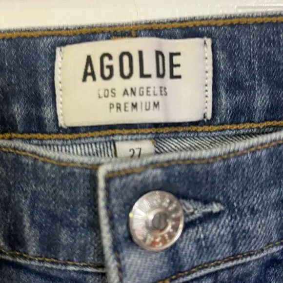 AGOLDE Nico‎ high rise slim fit denim jeans, size 27