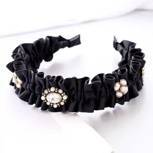Aiyana Black Plastic Hairband