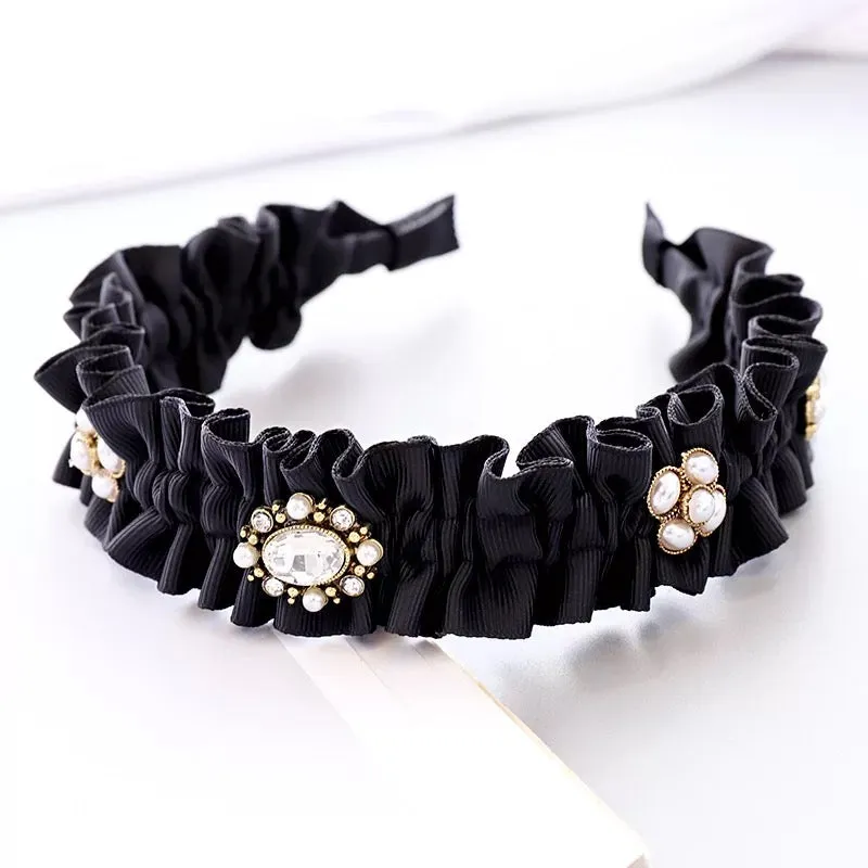 Aiyana Black Plastic Hairband