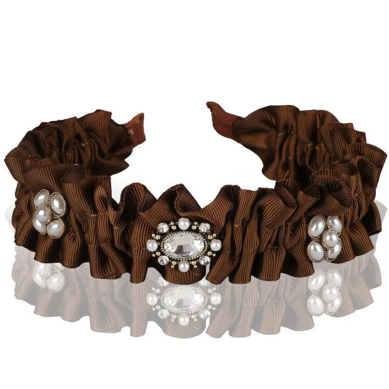 Aiyana Brown Plastic Hairband
