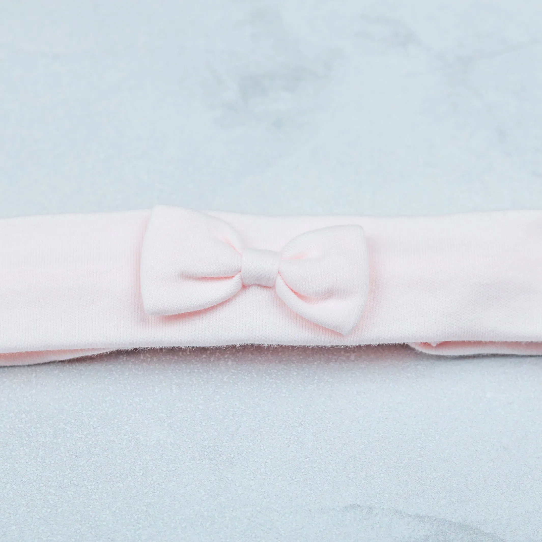 Alba Pink Baby Girls Bow Hairband