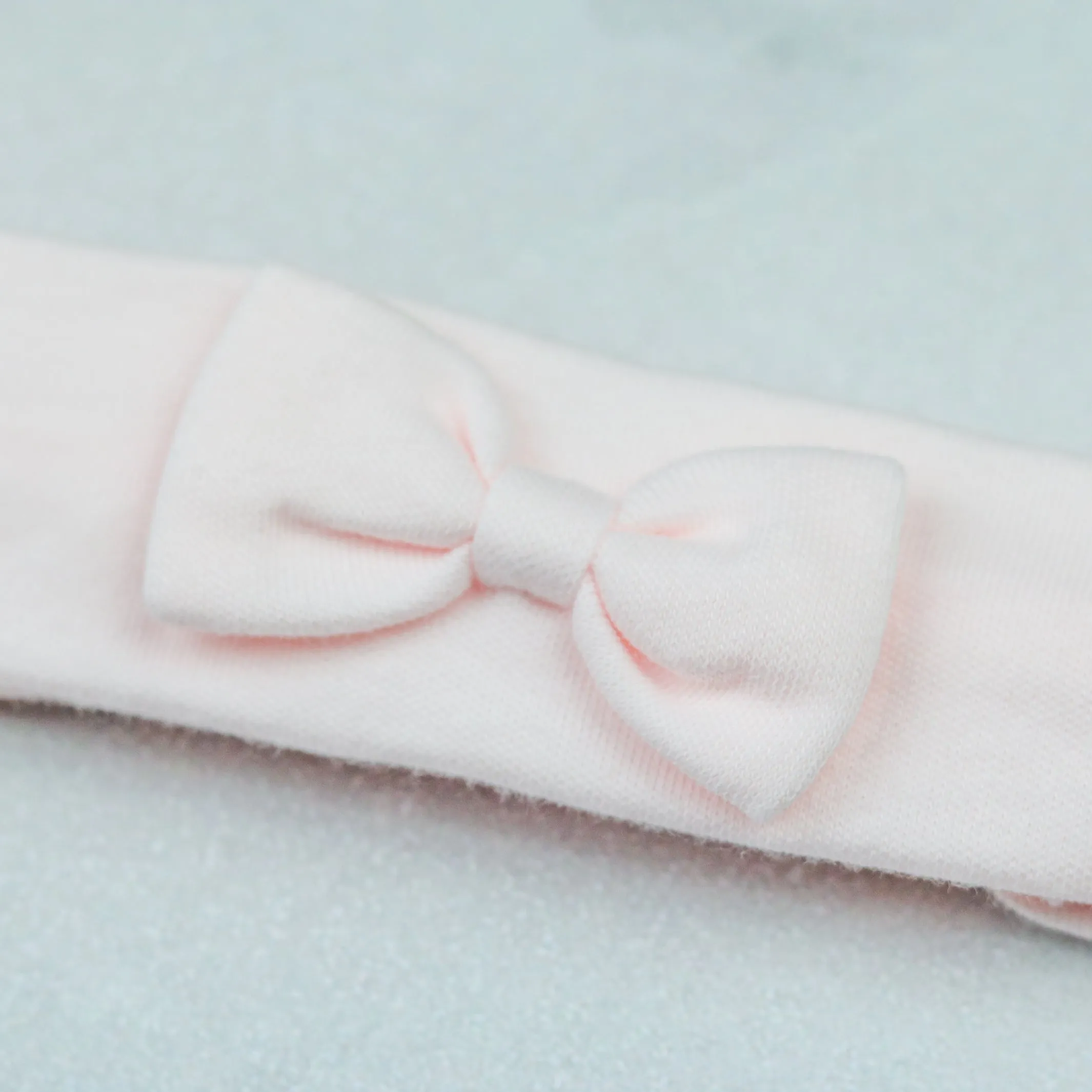 Alba Pink Baby Girls Bow Hairband